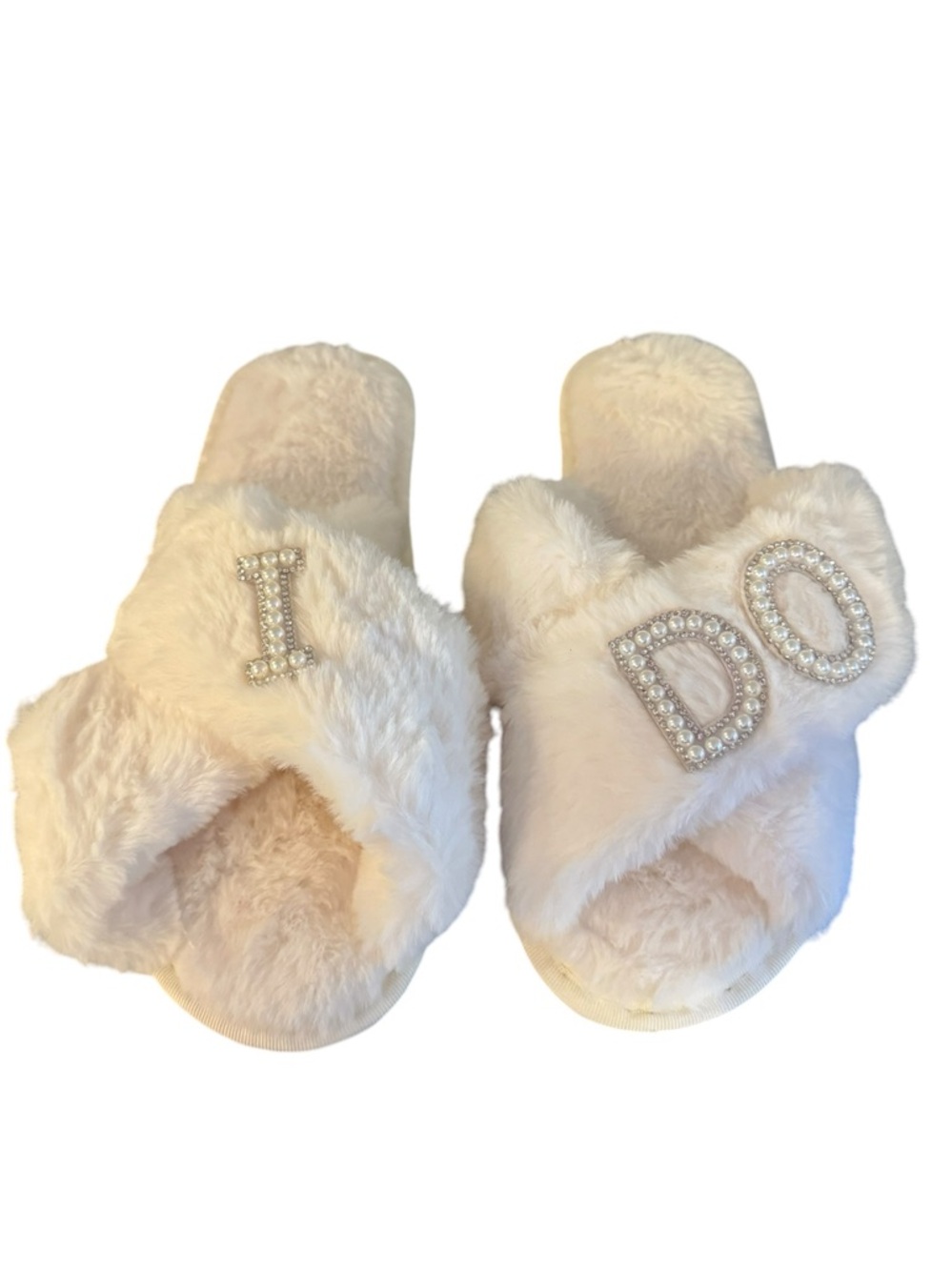 Bridal‎ Gift Set - White & Gold "BRIDE" Pouch + "MRS" & "I DO" Accessories - Picture 14 of 16